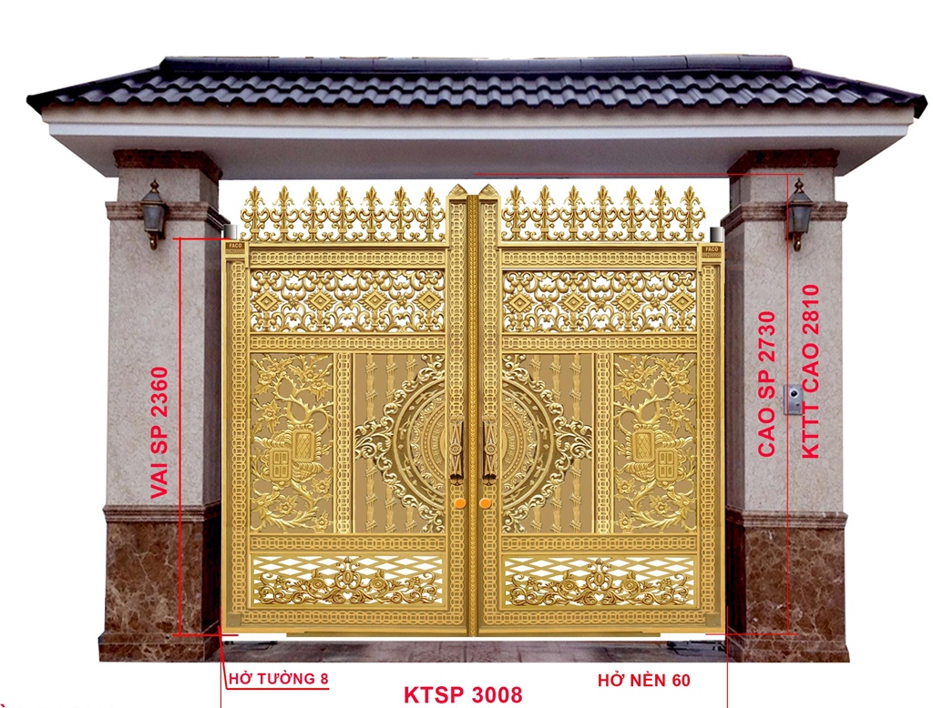Bộ cổng biệt thự: FACO-05